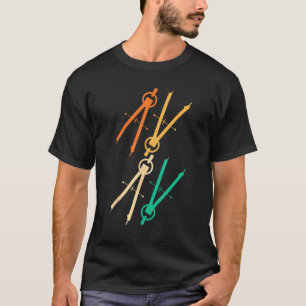 Architectuur Student Docent Retro Architect Compa T-shirt