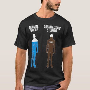 Architectuur Student Koffee Toekomstige architect T-shirt