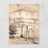 Architectuur Traditionele huistekenkunst Briefkaart (Voorkant)