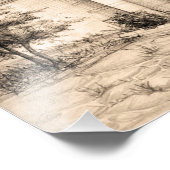 Architectuur Traditionele huistekenkunst Foto Afdruk (Hoek)