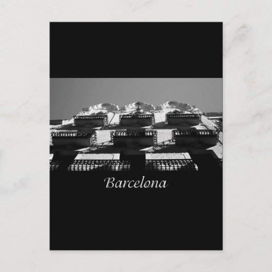Architectuur van Barcelona Briefkaart (Voorkant)