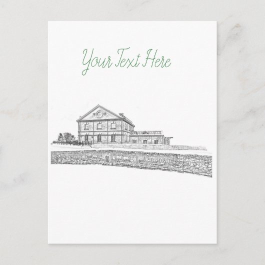 Architectuur van Belarus Orsha Briefkaart (Voorkant)