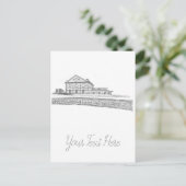 Architectuur van Belarus Orsha Briefkaart (Staand voorkant)