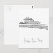 Architectuur van Belarus Orsha Briefkaart (Voorkant / Achterkant)