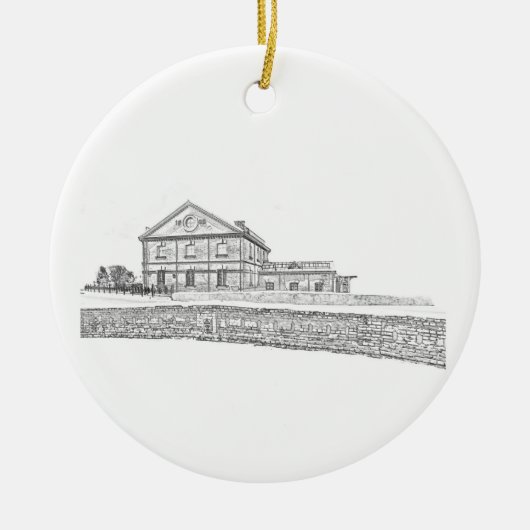Architectuur van Belarus Orsha Keramisch Ornament (Voorkant)