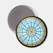 Architectuur van Budapest Garden Bazaar Castle Magneet (Voorkant / Achterkant)