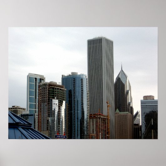 Architectuur van Chicago Poster (Voorkant)