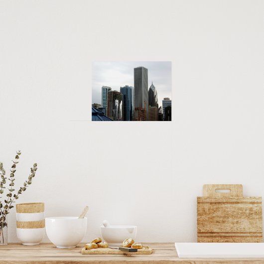 Architectuur van Chicago Poster (Keuken)