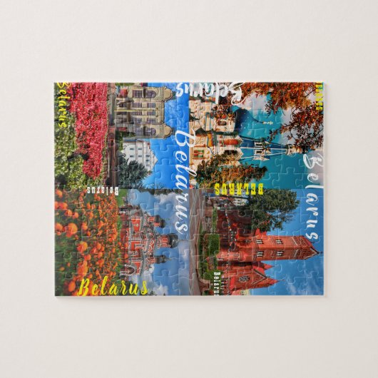 Architectuur van de Borisov-groep in Wit-Rusland Legpuzzel (Horizontaal)