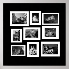 Architectuur van de Brest van de Belarussische Min Poster