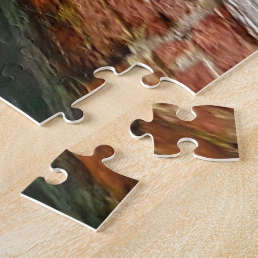Architectuur van de Brick-muur van de Brug van het Legpuzzel (Zijkant)