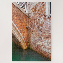 Architectuur van de Brick-muur van de Brug van het Legpuzzel