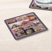 Architectuur van de Mir Mir-steun in Belarus Kartonnen Onderzetters (Schuin)