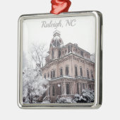 Architectuur van de North Carolina voor Kerstmis R Metalen Ornament (Links)