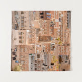 Architectuur van de Oude stad Sana'a, Jemen. UNE Wandkleed (Voorkant (horizontaal))