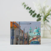 Architectuur van de stad Belarus Grodno Cityscape Briefkaart (Staand voorkant)