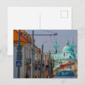 Architectuur van de stad Belarus Grodno Cityscape Briefkaart (Voorkant / Achterkant)