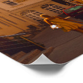Architectuur van de stad Belarus Grodno Cityscape Poster (Hoek)