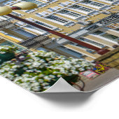 Architectuur van de stad Belarus Grodno Cityscape Poster (Hoek)