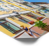 Architectuur van de stad Belarus Grodno Cityscape Poster (Hoek)