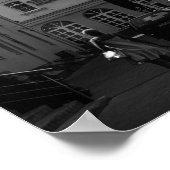 Architectuur van de stad Belarus Grodno Cityscape Poster (Hoek)