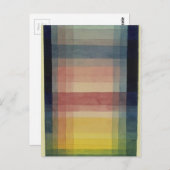 Architectuur van de vlakte door Paul Klee Briefkaart (Voorkant / Achterkant)