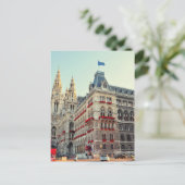 Architectuur van de Wien Town Hall Briefkaart (Staand voorkant)