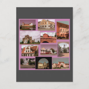 Architectuur van de Wit-Russische Mir-bergen Briefkaart