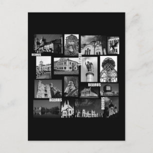 Architectuur van de Wit-Russische Mir-bergen Briefkaart
