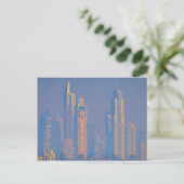 Architectuur van Dubai Art Briefkaart (Staand voorkant)