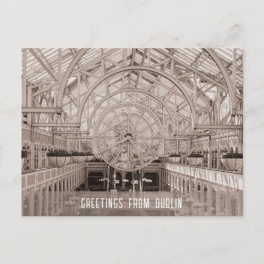 Architectuur van Dublin Ierland Briefkaart (Voorkant)