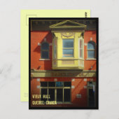 Architectuur van een bankhotel in het centrum van  briefkaart (Voorkant / Achterkant)