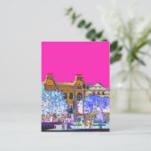 Architectuur van Grodno Belarus Briefkaart (Staand voorkant)