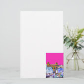 Architectuur van Grodno Belarus Briefpapier (Staand voorkant)