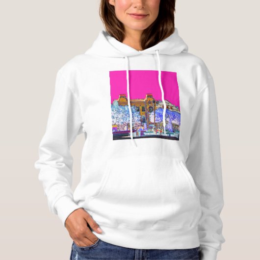 Architectuur van Grodno Belarus Hoodie (Voorkant)