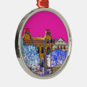 Architectuur van Grodno Belarus Metalen Ornament (Rechts)
