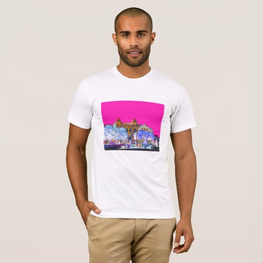 Architectuur van Grodno Belarus T-shirt (Voorkant volledig)