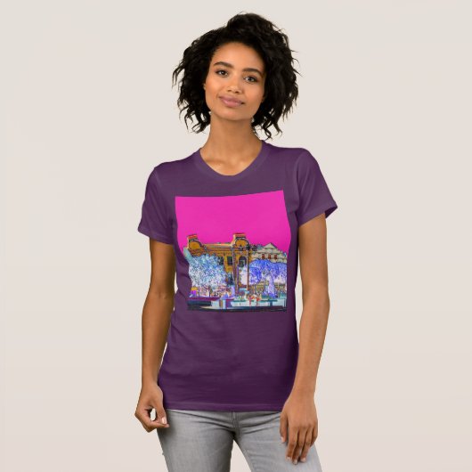 Architectuur van Grodno Belarus T-shirt (Voorkant volledig)