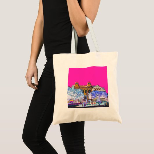 Architectuur van Grodno Belarus Tote Bag (Voorkant (product))