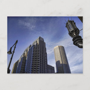 Architectuur van het centrum van Boston Briefkaart