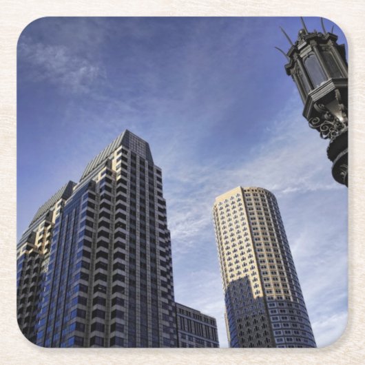 Architectuur van het centrum van Boston Kartonnen Onderzetters (Voorkant)