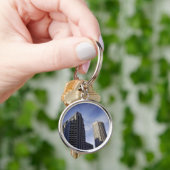 Architectuur van het centrum van Boston Sleutelhanger (Hand)