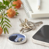 Architectuur van het centrum van Boston Sleutelhanger (Zijkant)