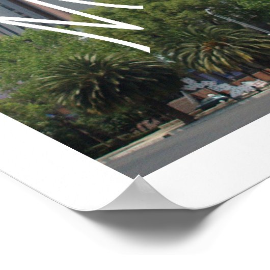 Architectuur van het financiële district Mexico Ci Poster (Hoek)