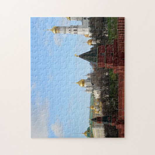 Architectuur van het Kremlinin Moskou, Rusland Legpuzzel (Verticaal)