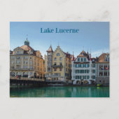 Architectuur van het meer van Luzern Briefkaart (Voorkant)