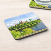 Architectuur van het parlement Hill Ottawa. Bestel Bier Onderzetter (Linkerzijde)