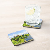 Architectuur van het parlement Hill Ottawa. Bestel Bier Onderzetter (Rechterzijde)