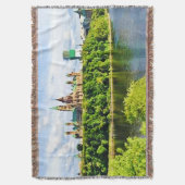 Architectuur van het parlement Hill Ottawa. Bestel Deken (Voorkant Verticaal)