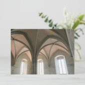 Architectuur van het Pauselijk Paleis Bedankkaart (Staand voorkant)